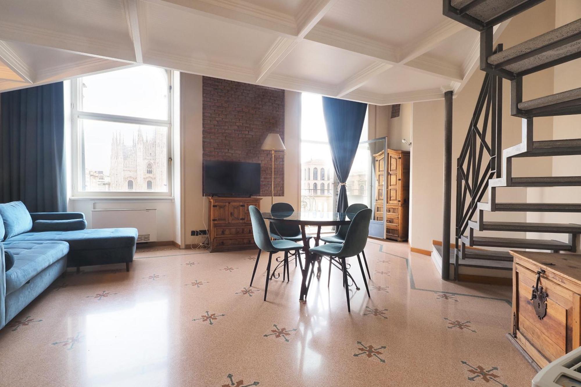 Duomo Cathedral View - Luxury Appartamento Milano